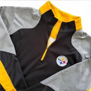 Pittsburgh Steelers Men's Antigua 1/4 Zip Pullover Size  XL Logo Sportswear